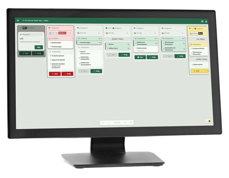 Order Hub Küchenmonitor